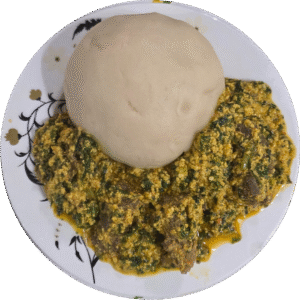 Fufu With Soup or Sauce